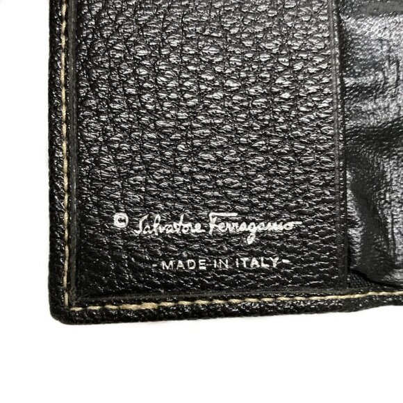 Salvatore Ferragamo - Black Leather Key Case 125-050525 - Picture 8 of 8